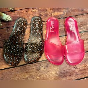 Beach Jelly Slides- 2 pairs